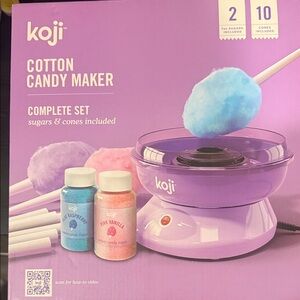 Koji Purple Cotton Candy Maker Set